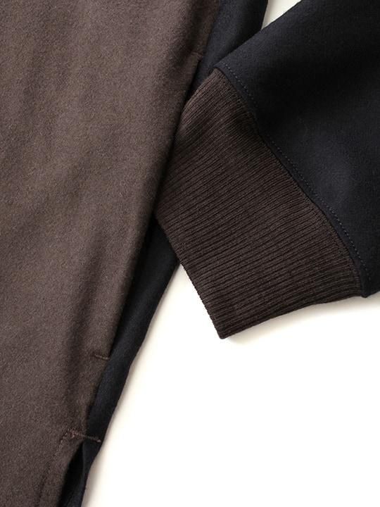 TROVE / FADE CARDIGAN / NAVY BROWN photo