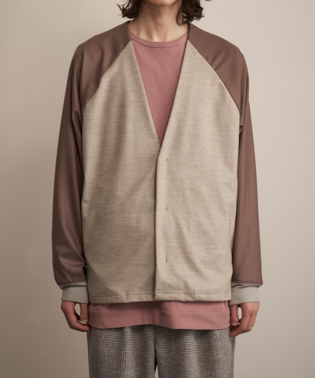 TROVE / FADE CARDIGAN / MOCHA BEIGE photo
