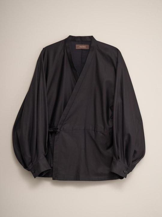 TROVE / HOUI GOWN / DARK NAVY photo