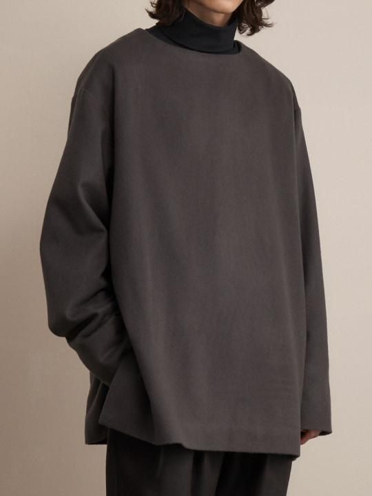 TROVE / MJUK PULLOVER / GRAPHITE photo