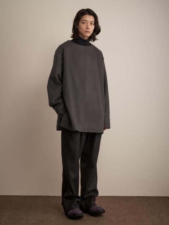 TROVE / MJUK PULLOVER / GRAPHITE photo