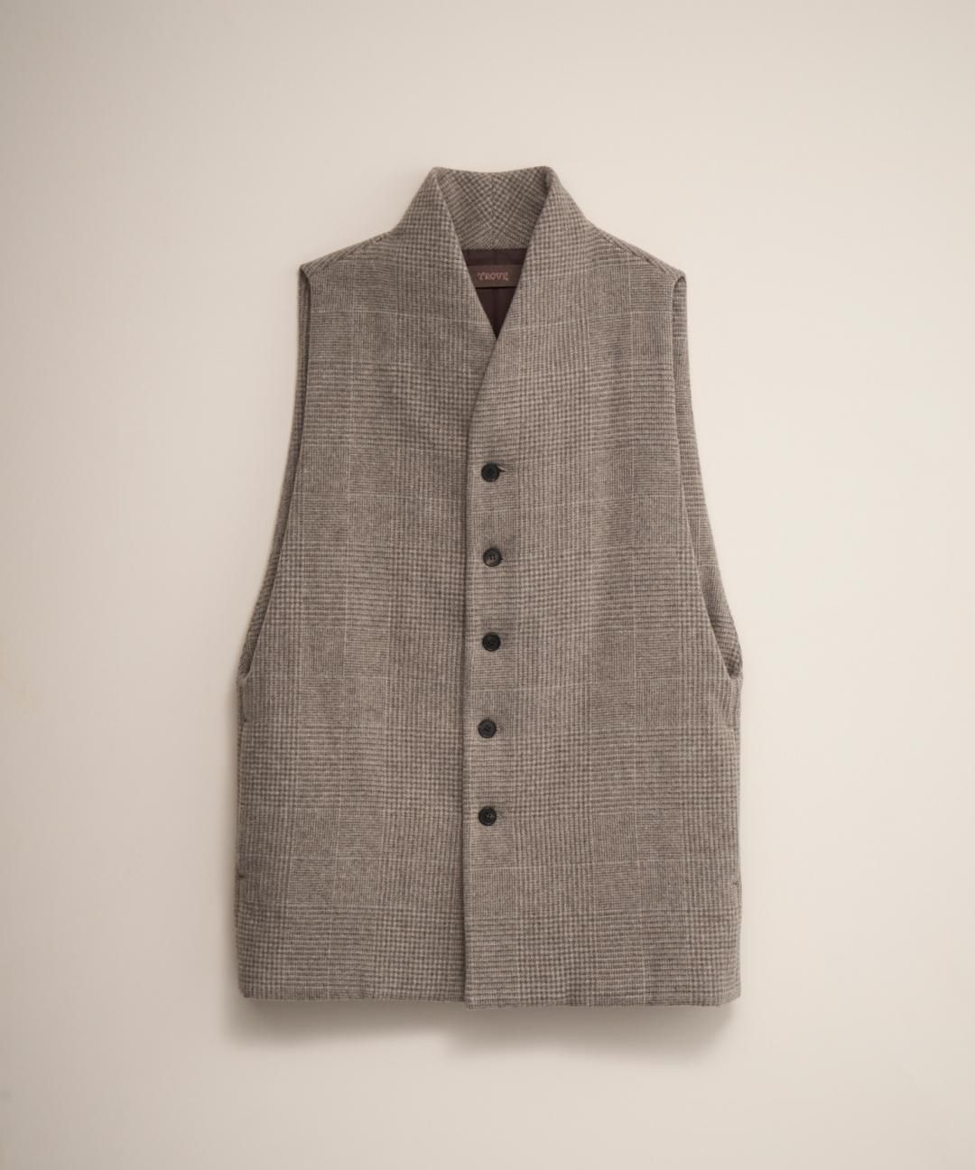 TROVE / SKYE VEST / GRAY BEIGE photo