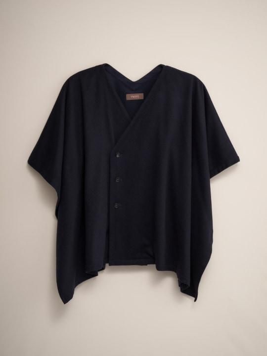 TROVE / VIITTA PONCHO COAT / NAVY photo