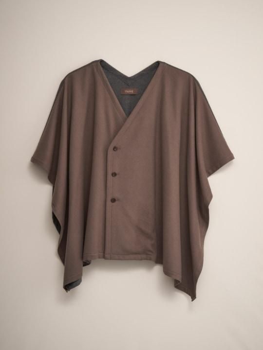 TROVE / VIITTA PONCHO COAT / ASH GRAY photo