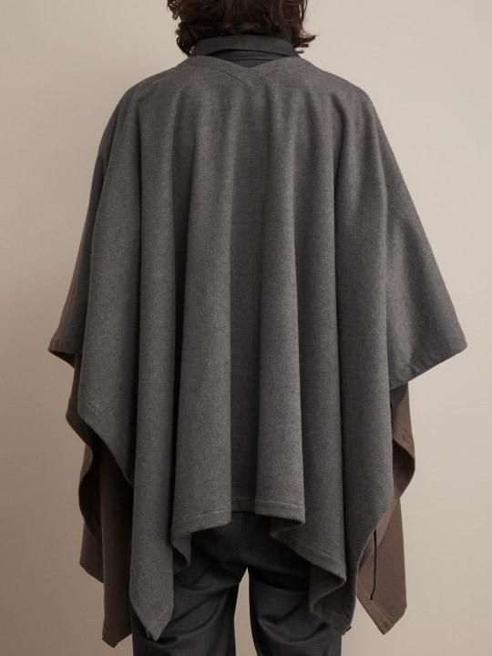 TROVE / VIITTA PONCHO COAT / ASH GRAY photo
