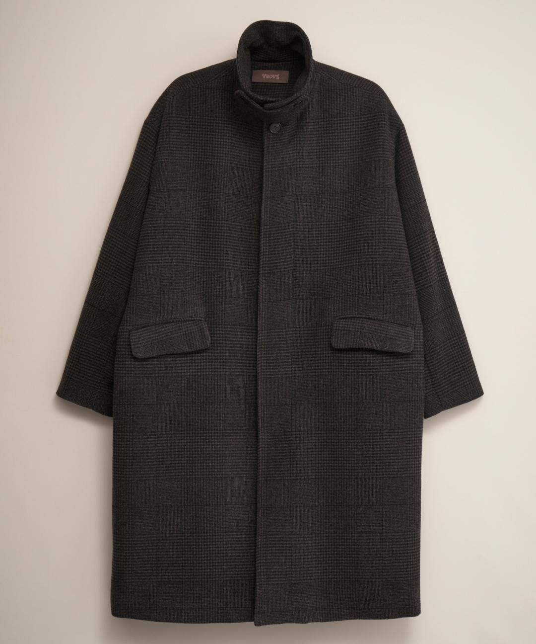 TROVE / SKYE COAT / BROWN NAVY photo
