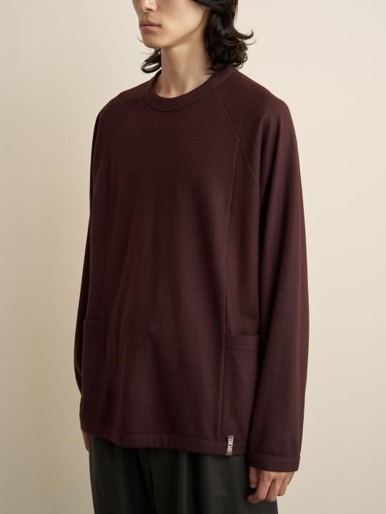 TROVE / KASVI KNIT LONG SLEEVE / WINE photo