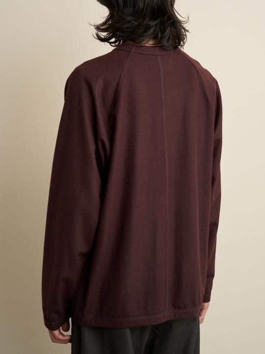 TROVE / KASVI KNIT LONG SLEEVE / WINE photo