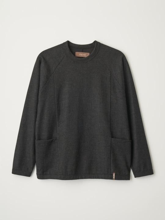 TROVE / KASVI KNIT LONG SLEEVE / CHARCOAL photo