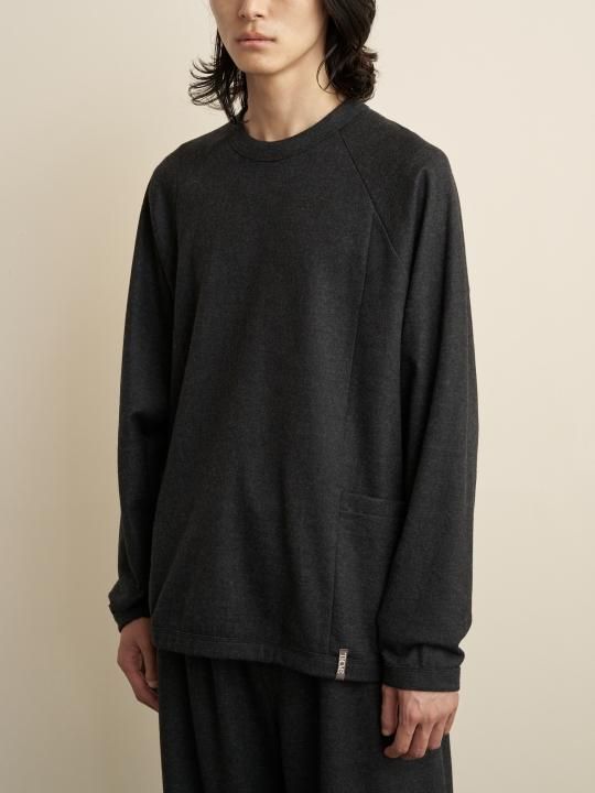 TROVE / KASVI KNIT LONG SLEEVE / CHARCOAL photo
