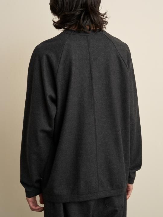 TROVE / KASVI KNIT LONG SLEEVE / CHARCOAL photo