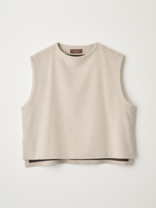 TROVE / POROMIES VEST / ECRU photo