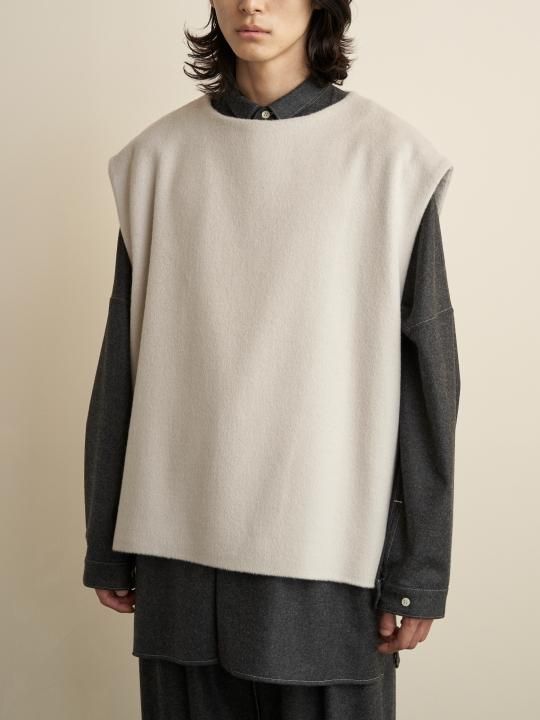 TROVE / POROMIES VEST / ECRU photo