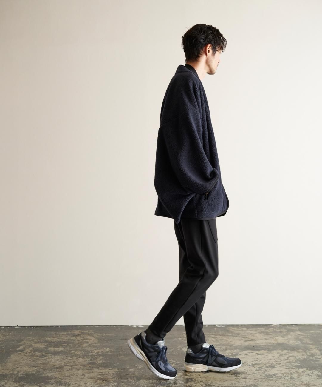 【12月3日18時 販売開始】WAROBE / WA RM FLEECE HAORI / DARK NAVY photo