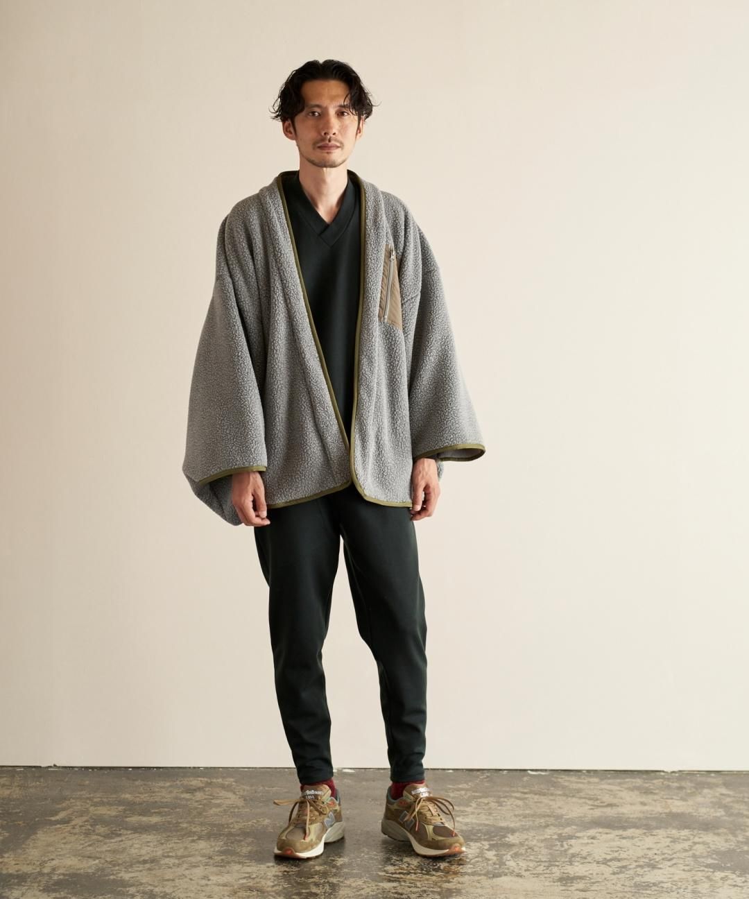 【12月3日18時 販売開始】WAROBE / WA RM FLEECE HAORI / GRAY photo