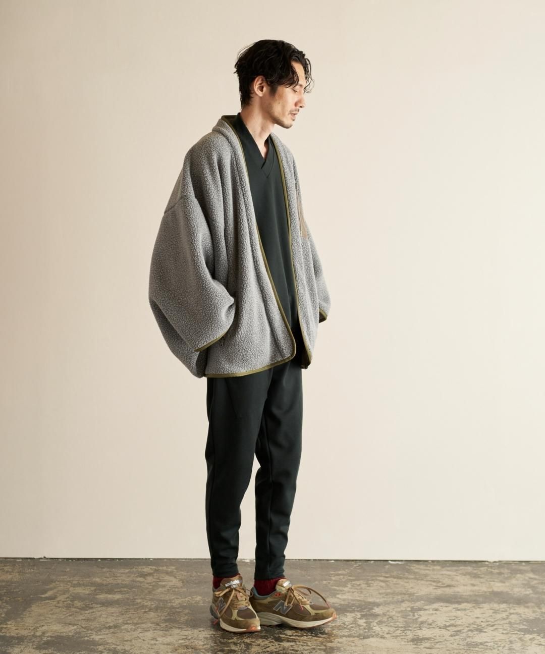 【12月3日18時 販売開始】WAROBE / WA RM FLEECE HAORI / GRAY photo