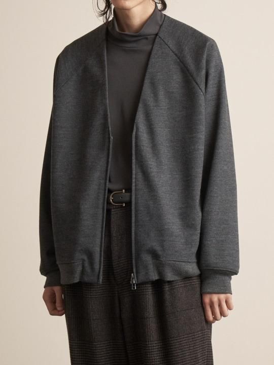 TROVE / ZIP UP CARDIGAN ( SHOP LIMITED ) / GRAY photo
