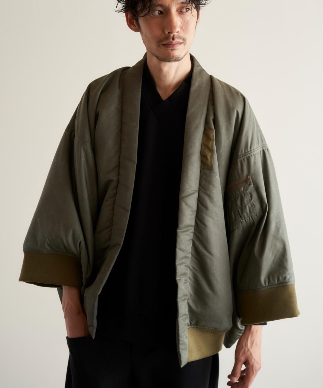 WAROBE / MA-1 HAORI 改 / SAGE GREEN photo