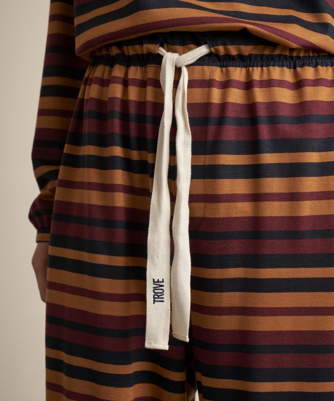 TROVE / MERINO WOOL JERSEY PYJAMAS / B photo