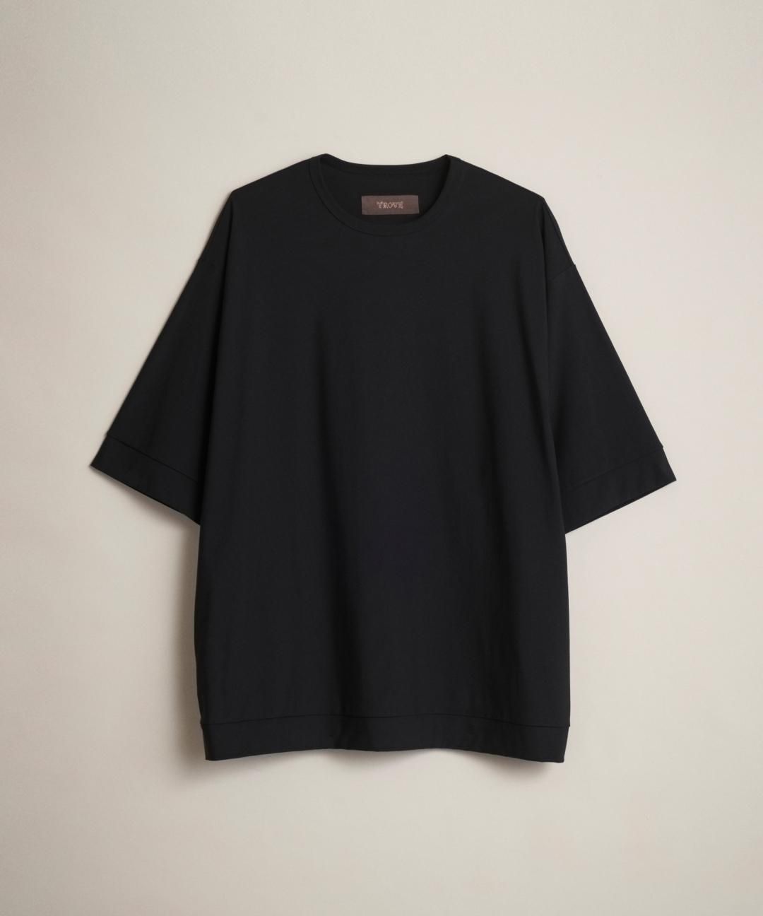 TROVE / MICRO FIBER JERSEY HALF SLEEVE / BLACK photo