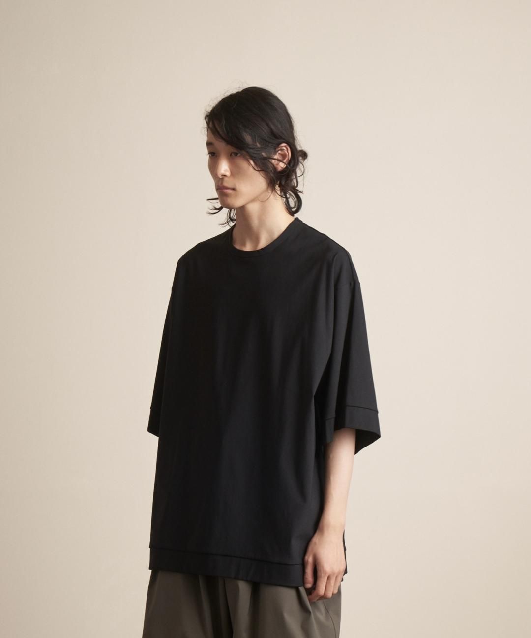 TROVE / MICRO FIBER JERSEY HALF SLEEVE / BLACK photo
