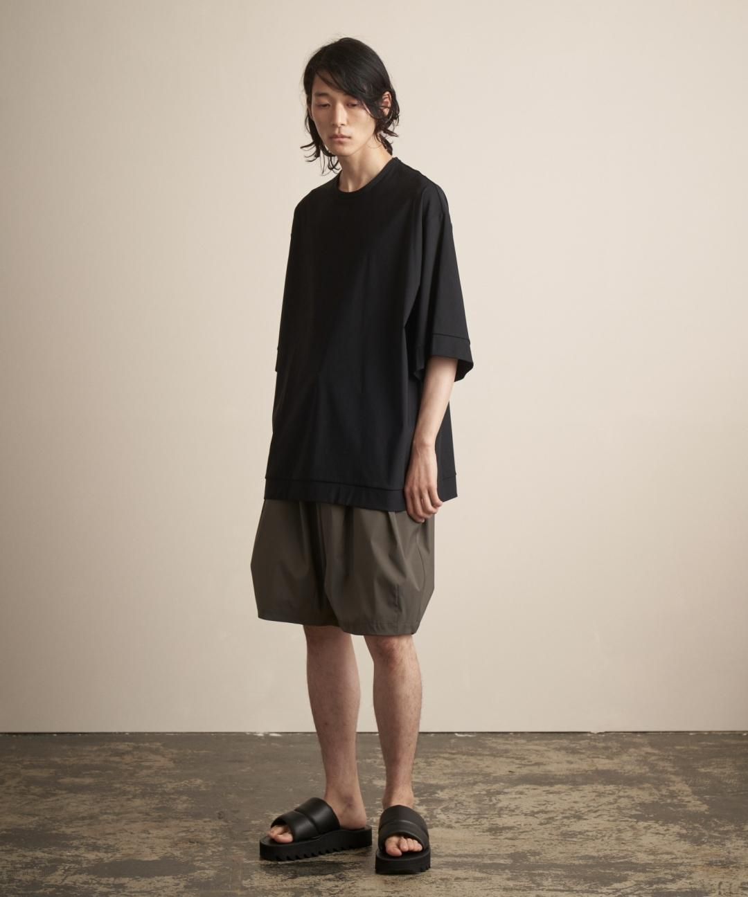 TROVE / MICRO FIBER JERSEY HALF SLEEVE / BLACK photo