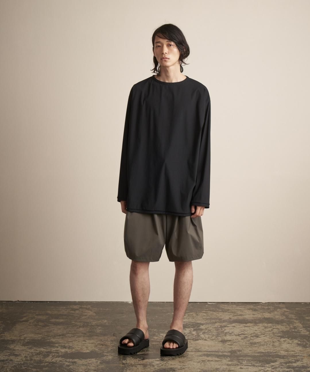 TROVE / MICRO FIBER JERSEY LONG SLEEVE / BLACK photo