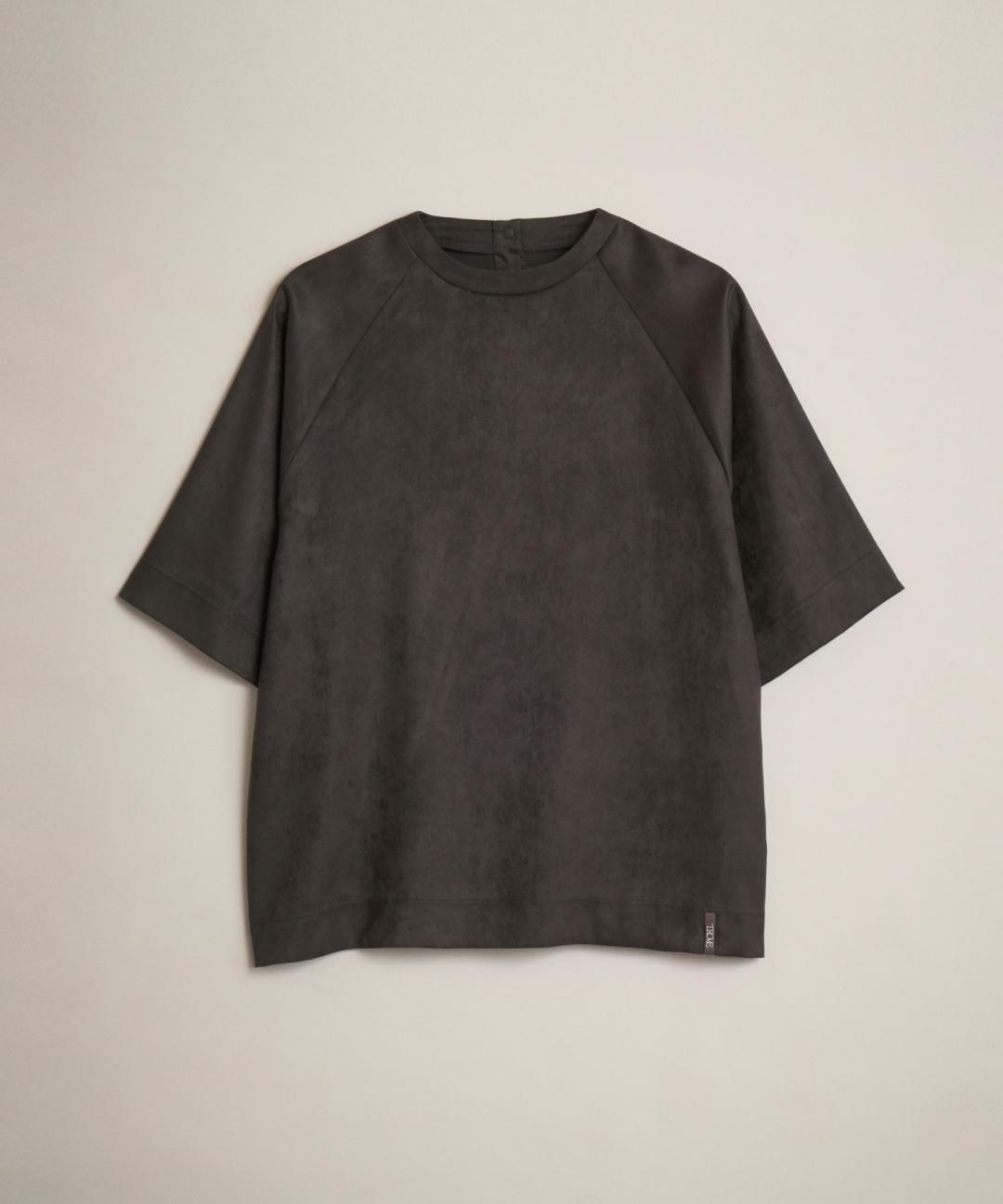 TROVE / MICRO FIBER SUEDE PULLOVER / CHARCOAL photo