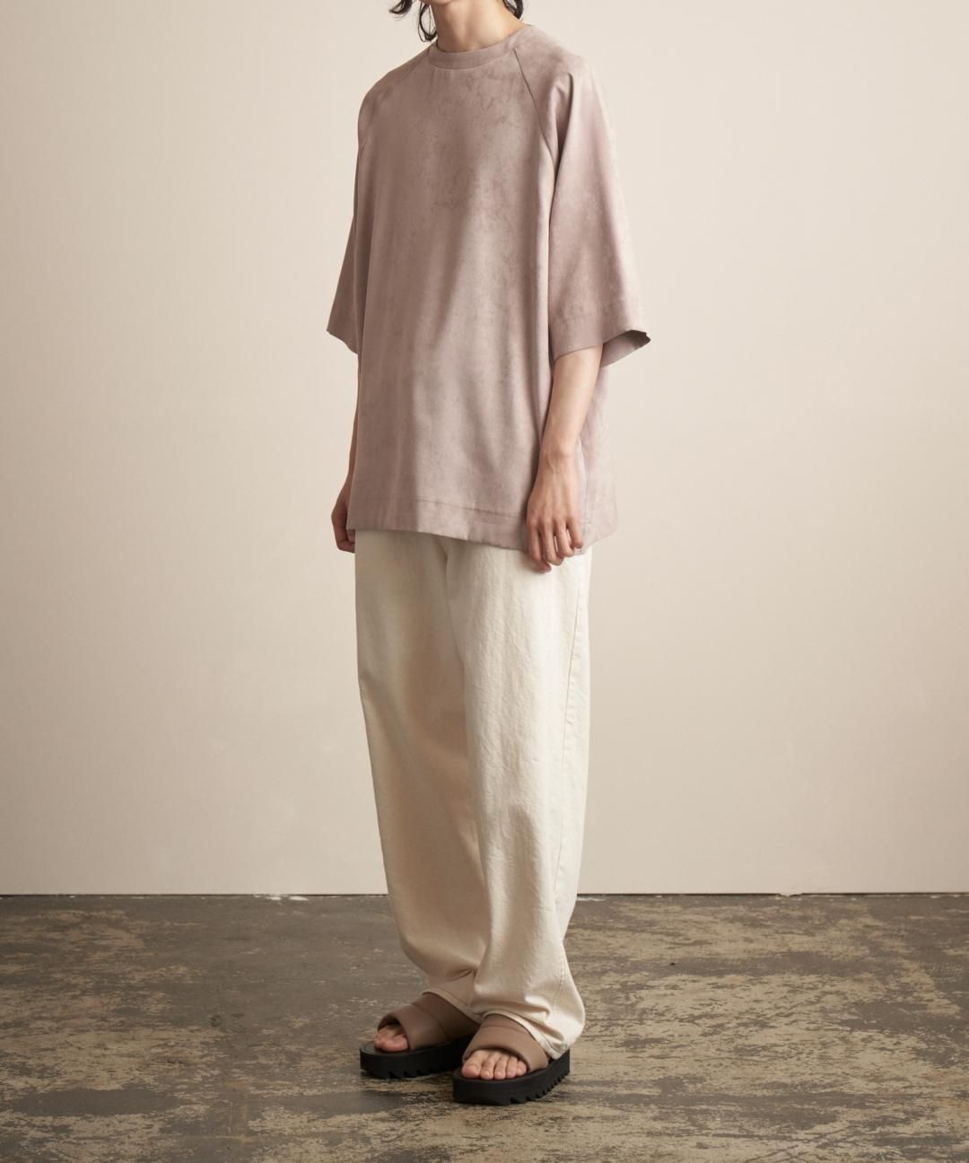 TROVE / MICRO FIBER SUEDE PULLOVER / GRAY BEIGE photo