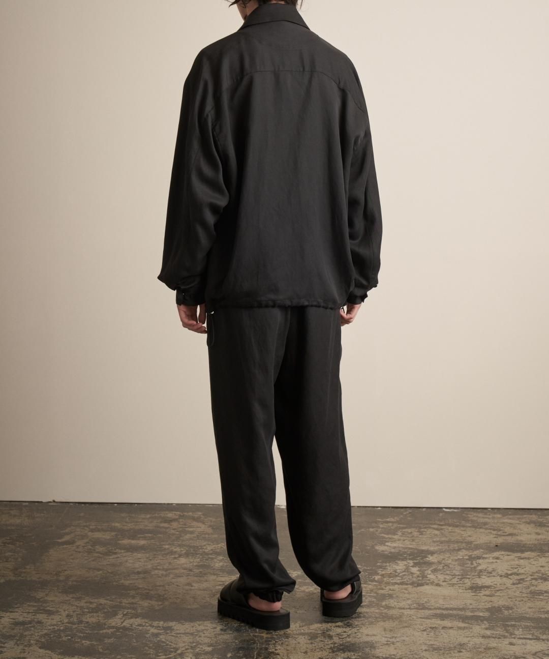 TROVE / TENCEL LINEN EASY PANTS / BLACK photo