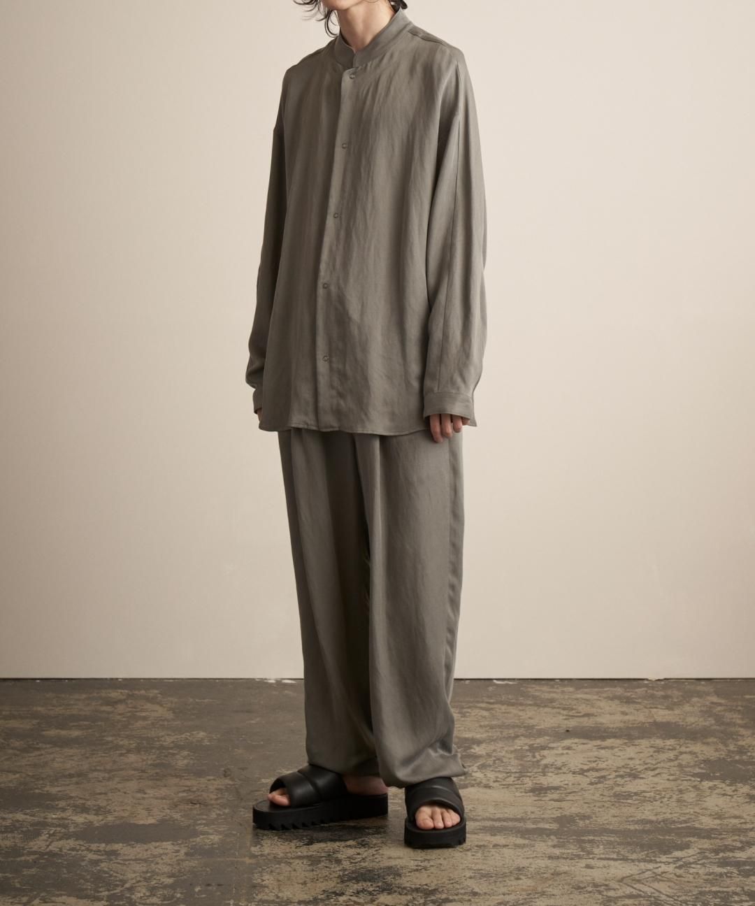TROVE / TENCEL LINEN EASY PANTS / SAGE GRAY photo