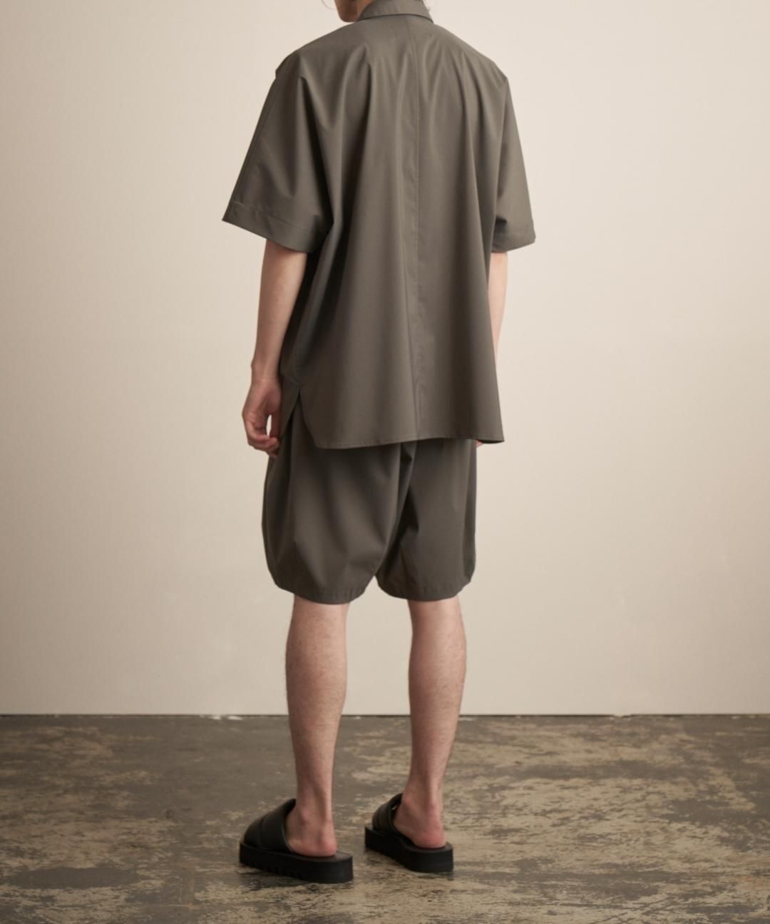 TROVE / Super120’s SOLARO GURKHA SHORTS / OLIVE GRAY photo