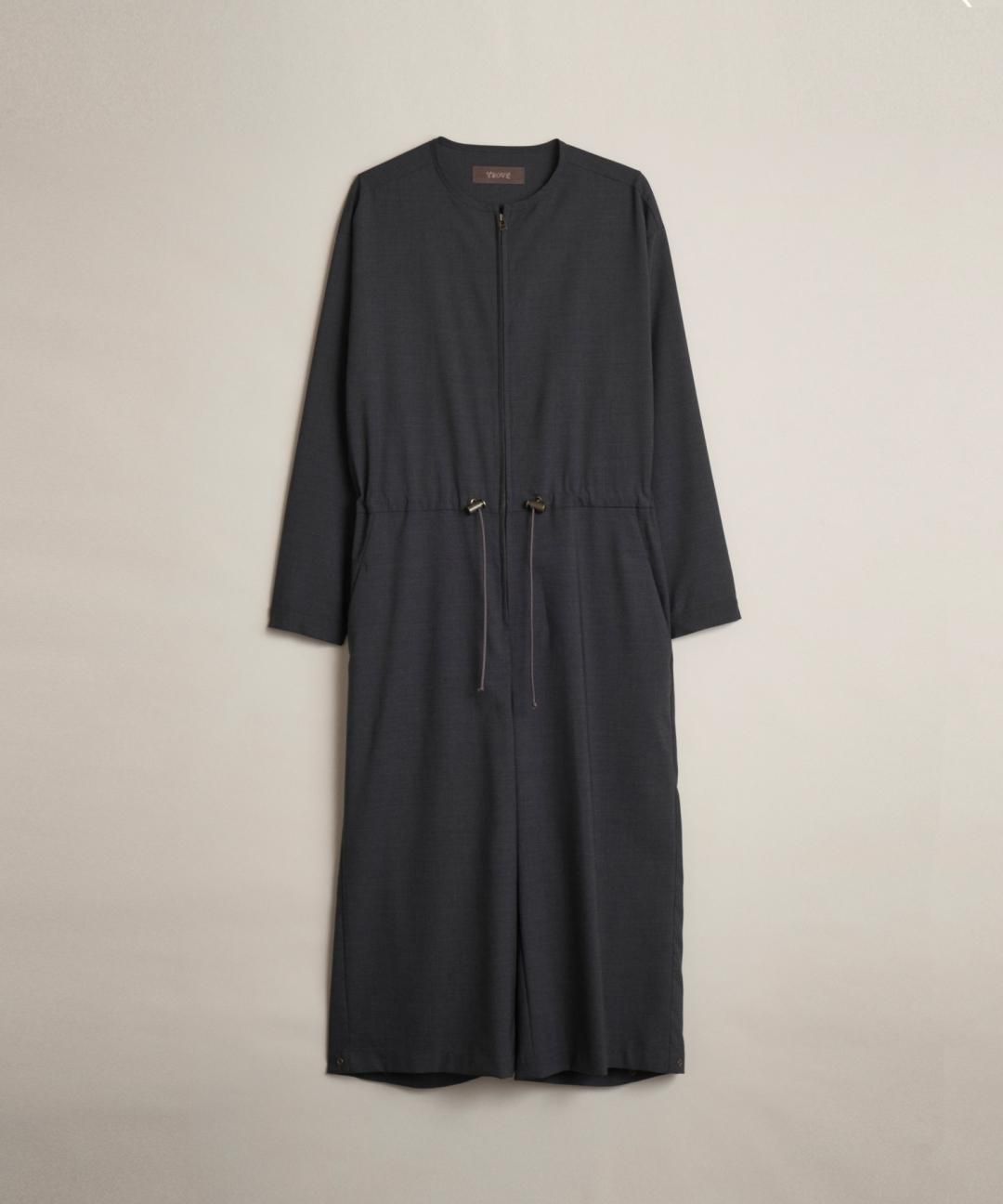TROVE / WOOL TROPICAL JUMP SUIT TYPE-B / CHARCOAL photo
