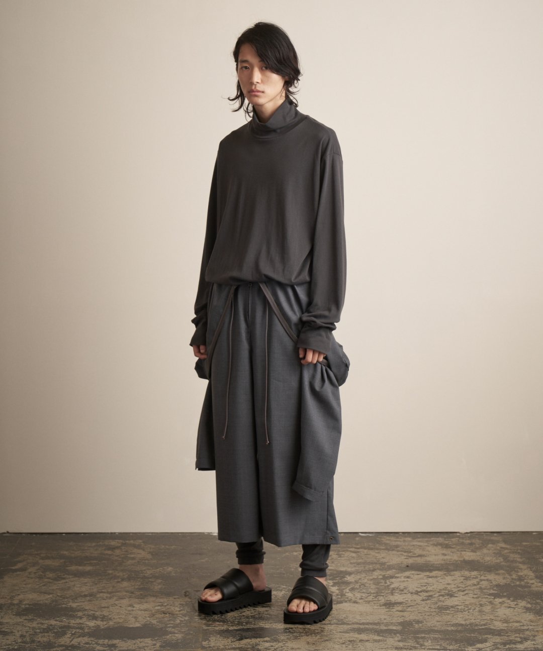 TROVE / WOOL TROPICAL JUMP SUIT TYPE-B / GRAY photo