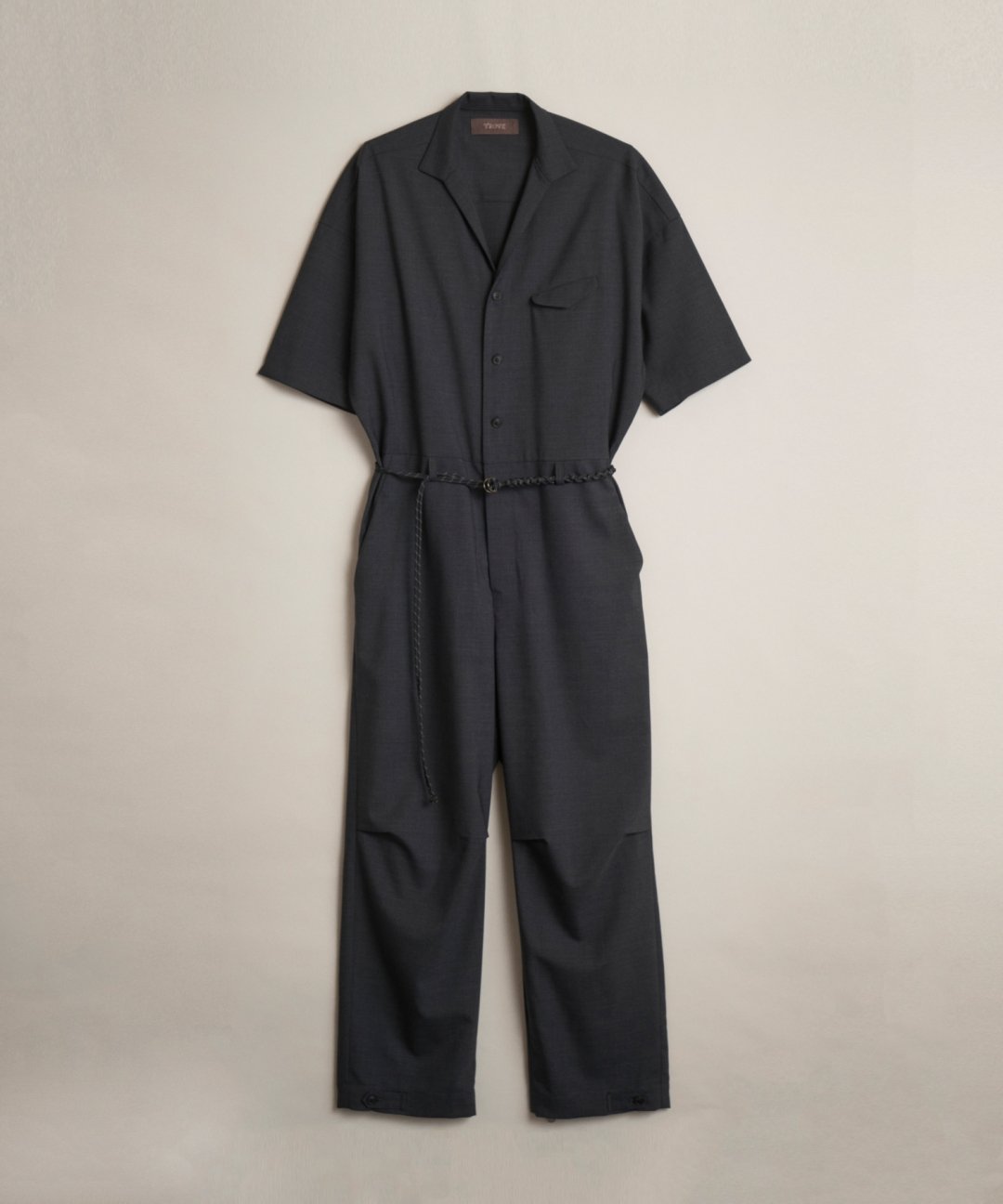 TROVE / WOOL TROPICAL JUMP SUIT TYPE-A / CHARCOAL photo