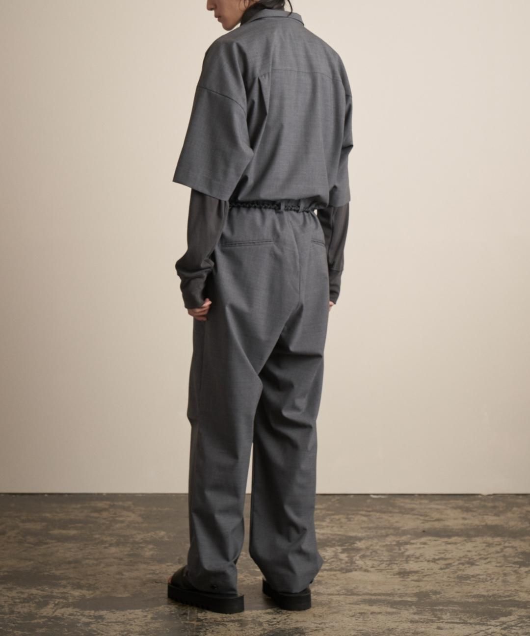 TROVE / WOOL TROPICAL JUMP SUIT TYPE-A / GRAY photo
