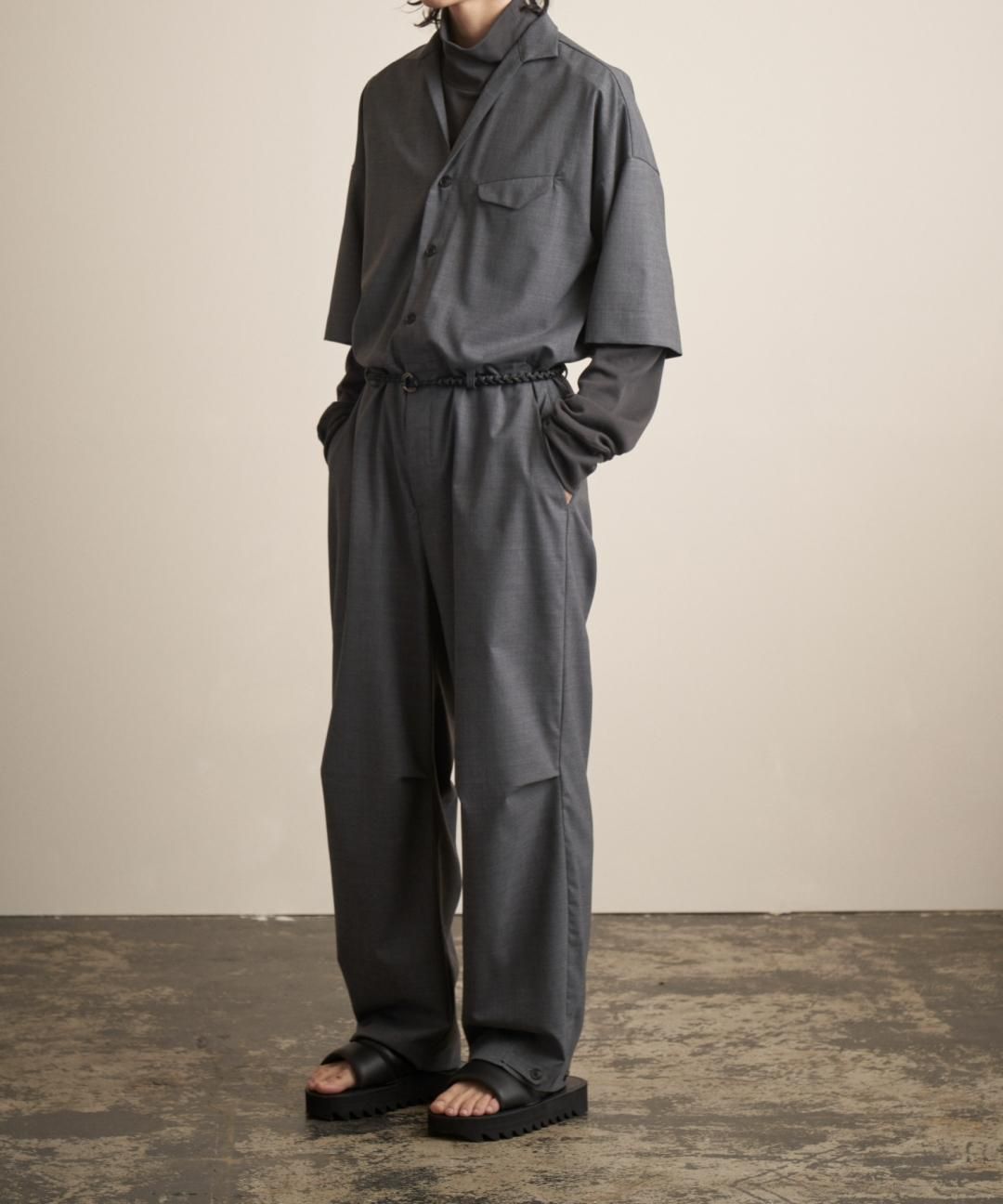 TROVE / QUILLTING LEATHER SANDAL / BLACK photo