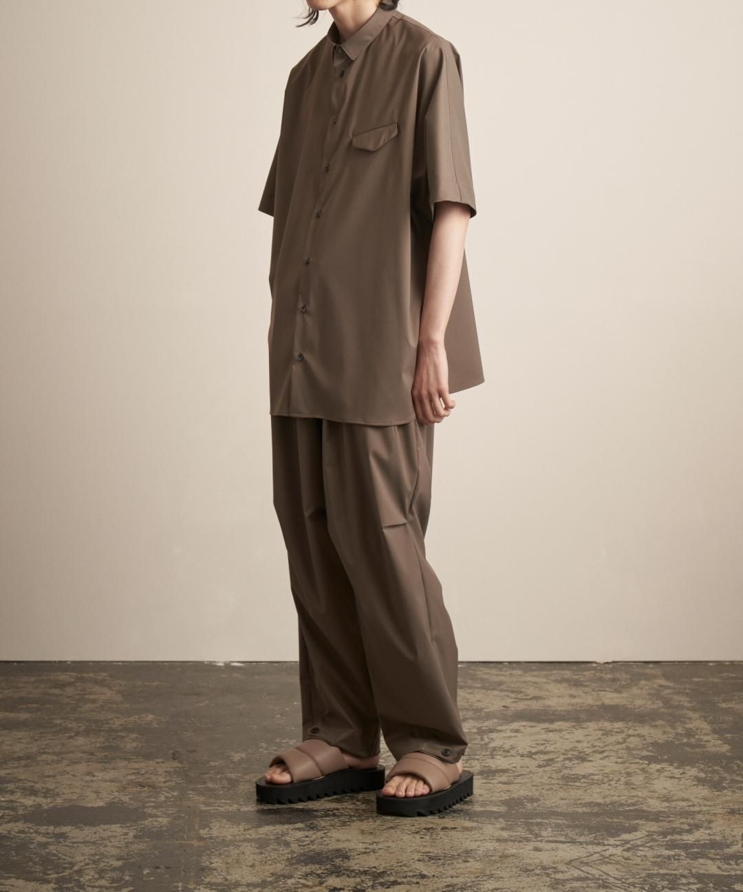 TROVE / QUILLTING LEATHER SANDAL / GRAY BEIGE photo