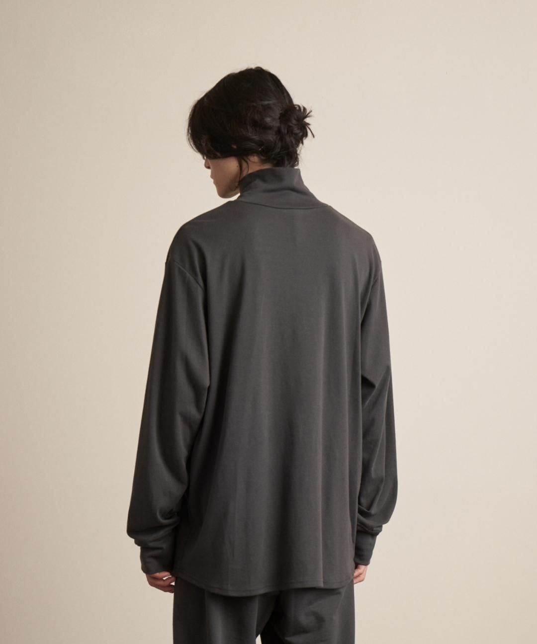 TROVE / HIGH-NECK LONG SLEEVE / GRAPHITE photo