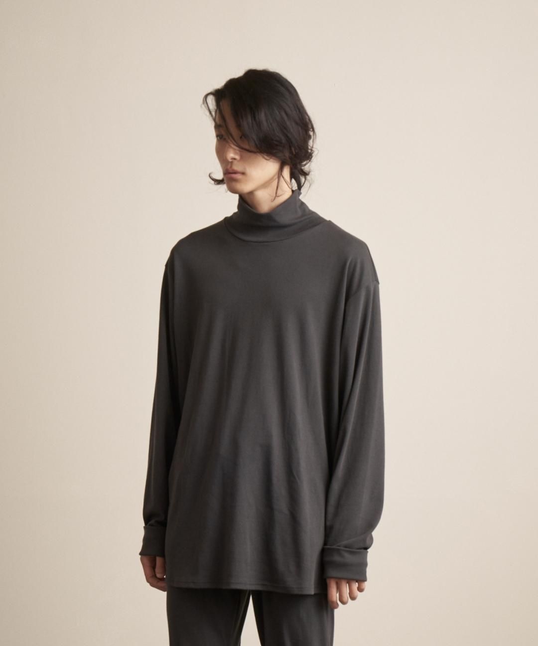 TROVE / HIGH-NECK LONG SLEEVE / GRAPHITE photo
