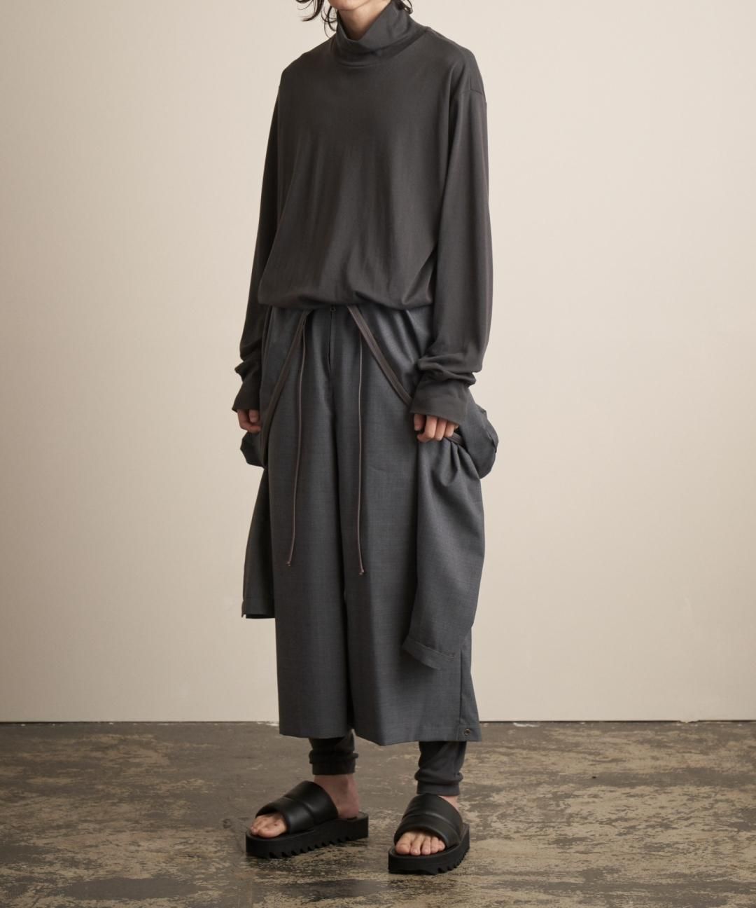TROVE / HIGH-NECK LONG SLEEVE / GRAPHITE photo