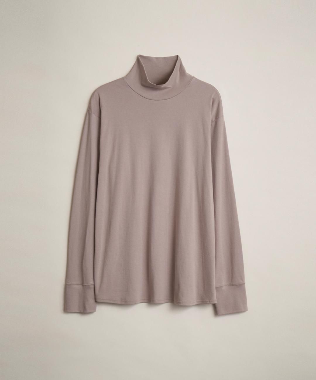 TROVE / HIGH-NECK LONG SLEEVE / GRAY BEIGE photo