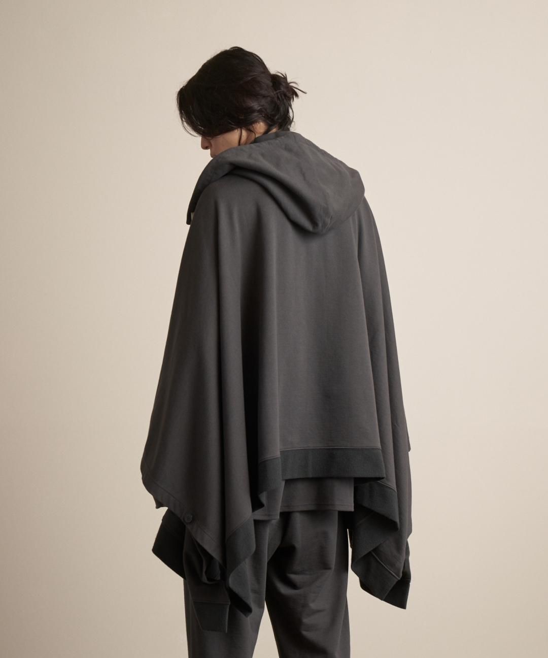 TROVE / HOODED PONCHO / GRAPHITE photo