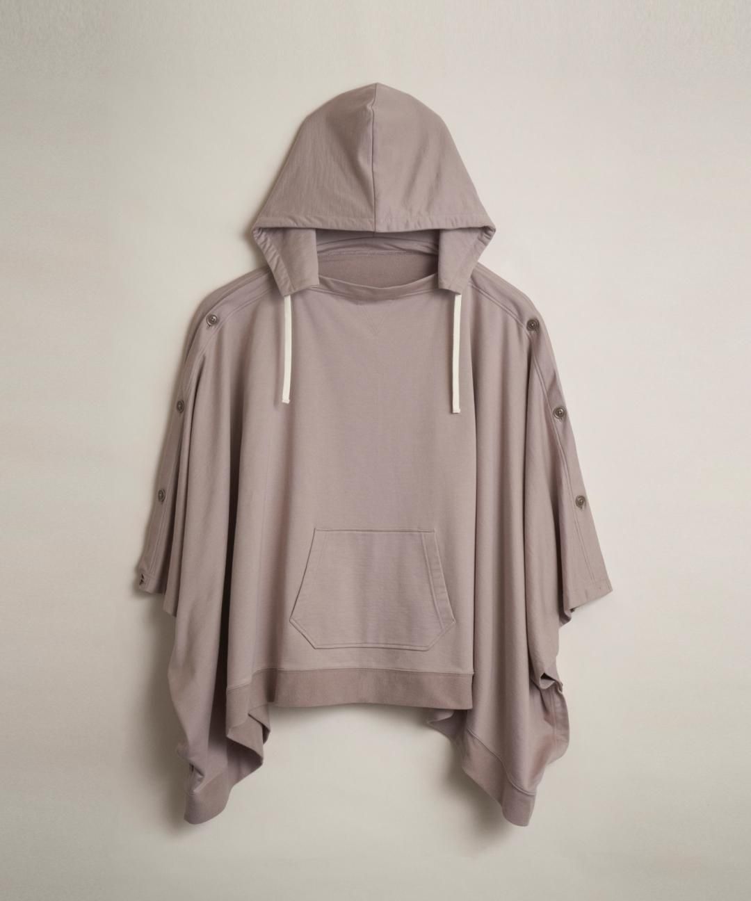TROVE / HOODED PONCHO / GRAY BEIGE photo