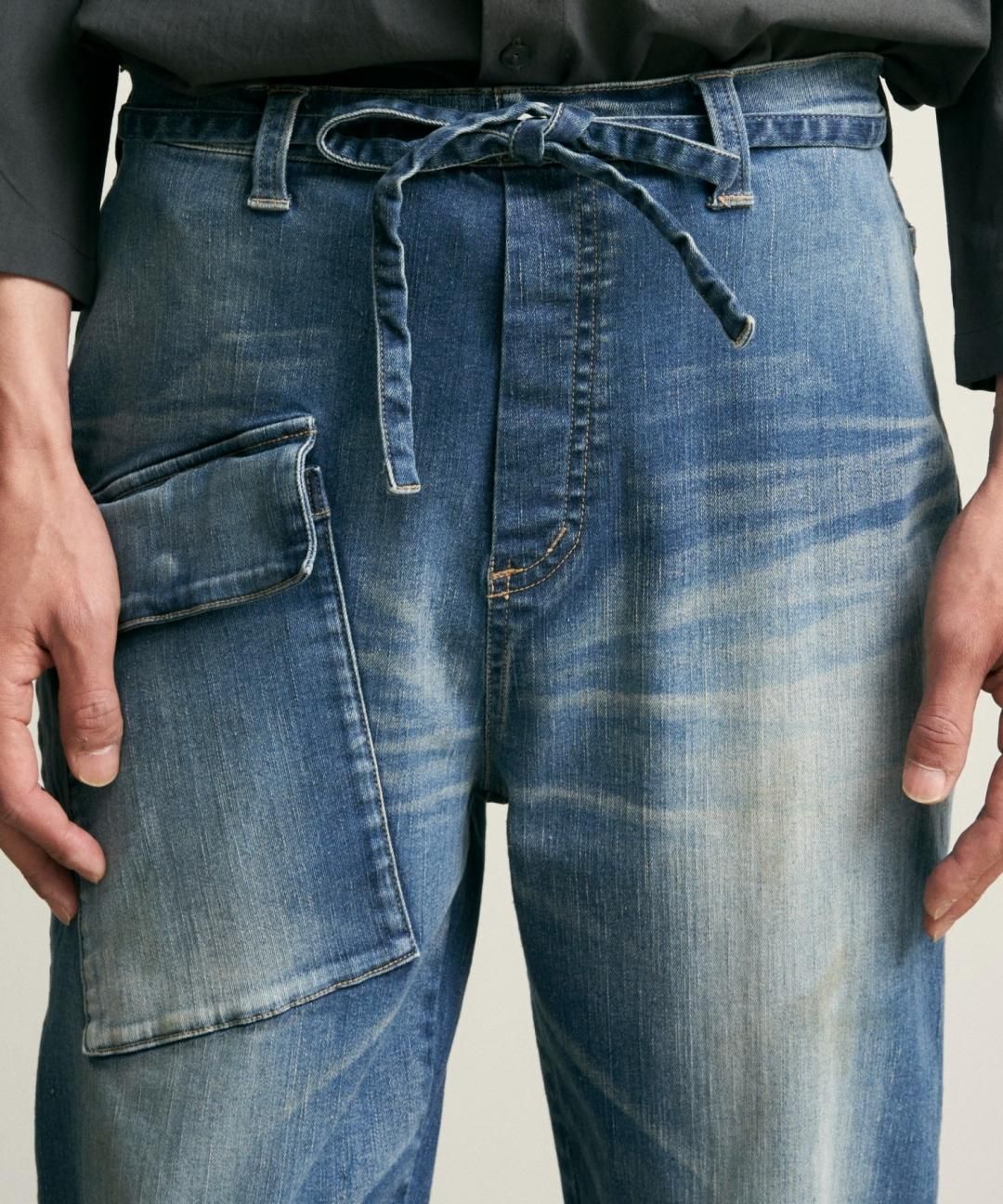 WAROBE x BIGJOHN x SURT / DENIM MOMOHIKI / INDIGO BLUE photo