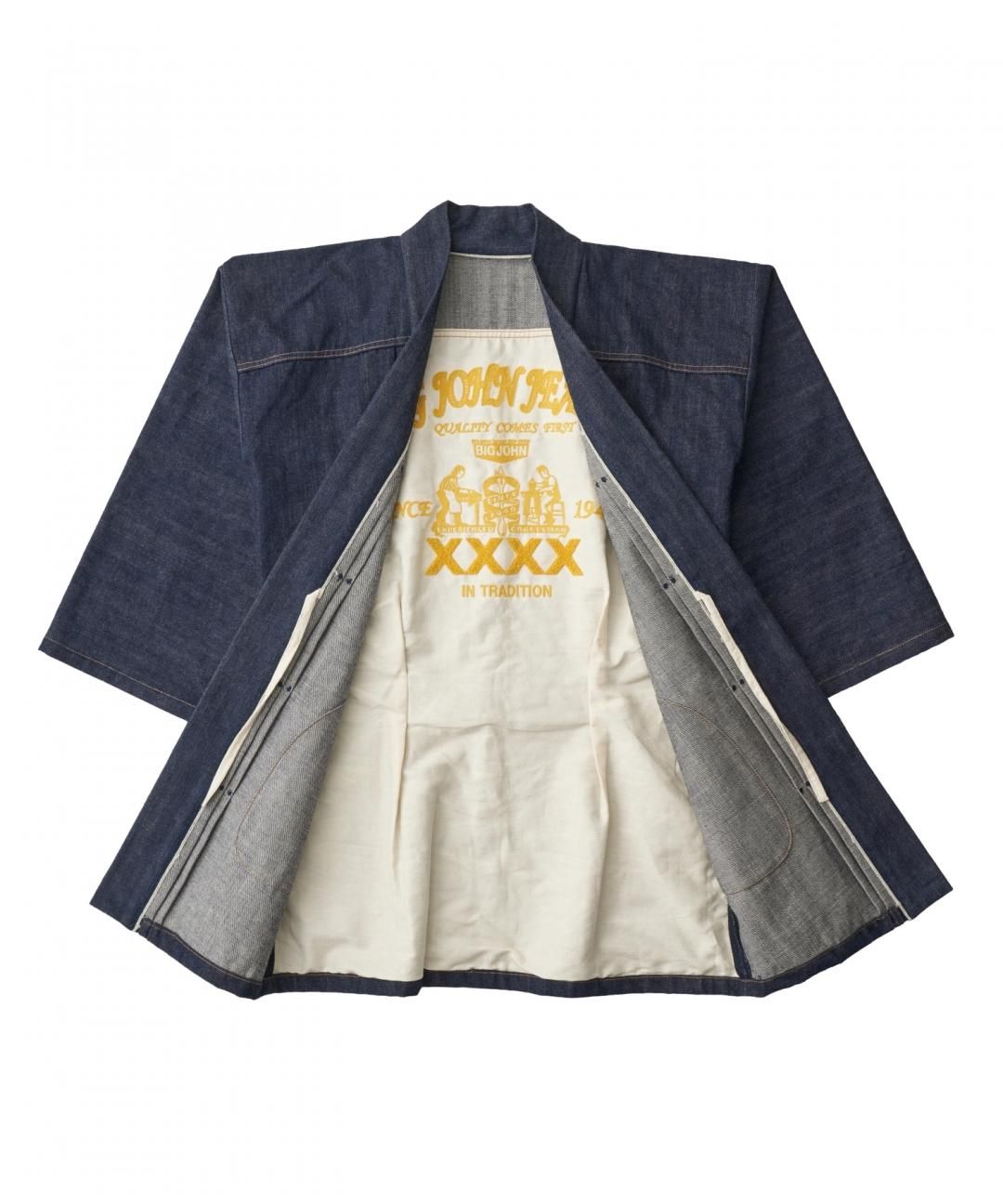 WAROBE x BIGJOHN / DENIM NAGA-HANTEN / INDIGO photo