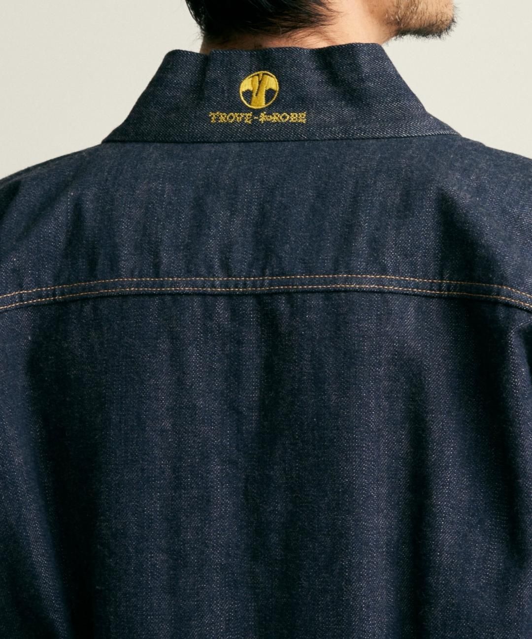WAROBE x BIGJOHN / DENIM NAGA-HANTEN / INDIGO photo