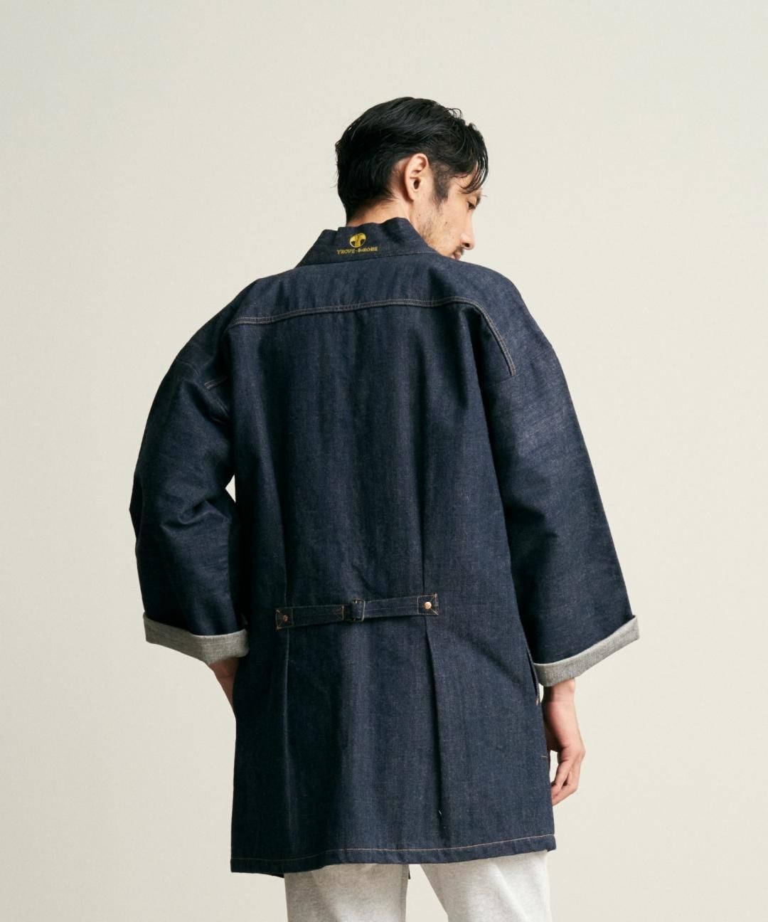 WAROBE x BIGJOHN / DENIM NAGA-HANTEN / INDIGO photo