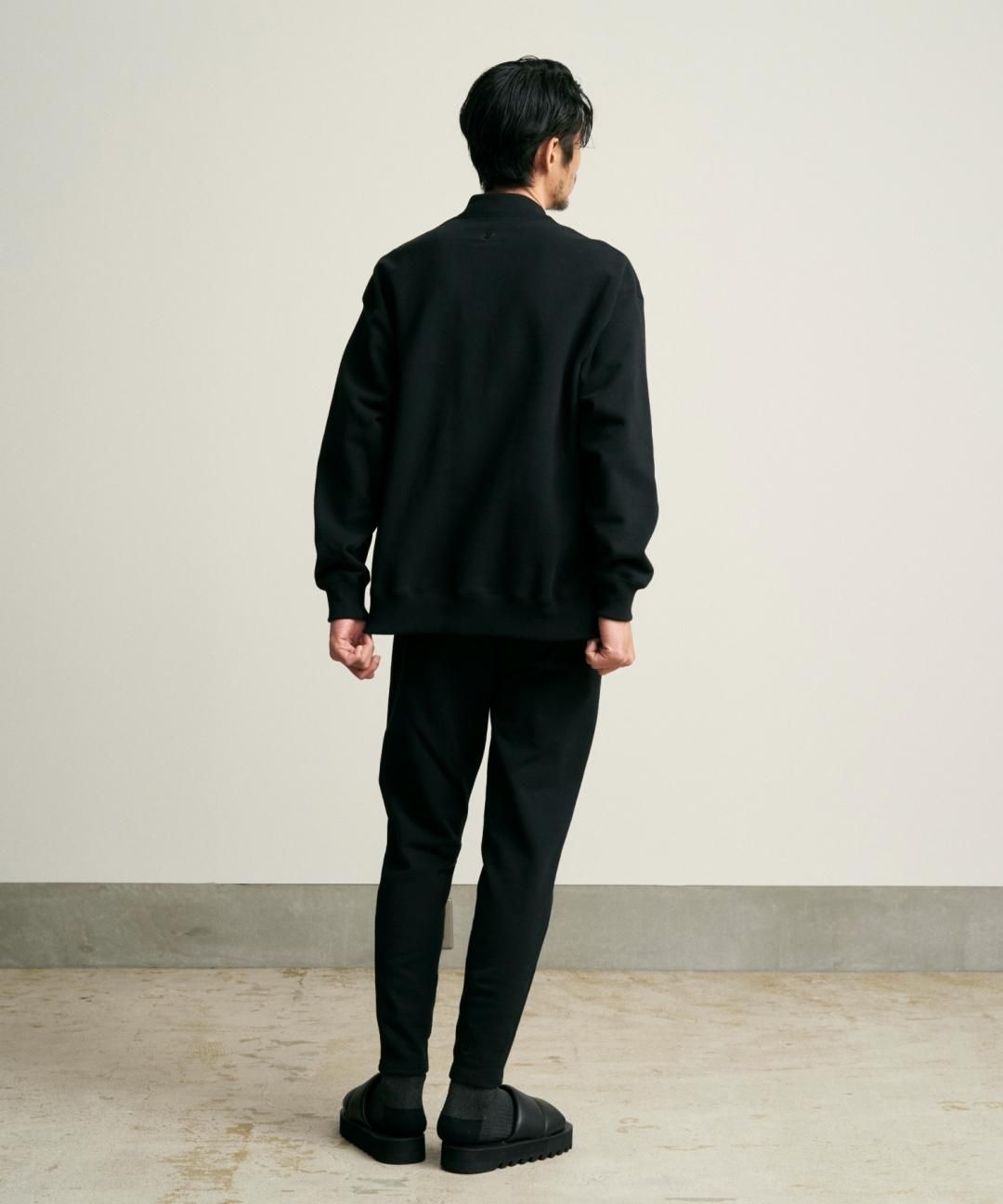 WAROBE / MOMOHIKI SWEAT / BLACK photo
