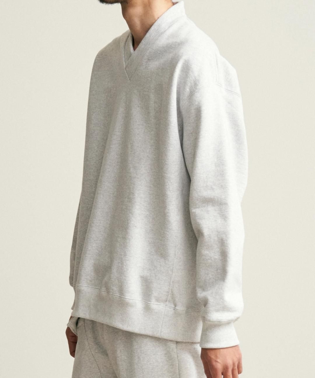 WAROBE / JUBAN WIDE SWEAT / GRAY photo